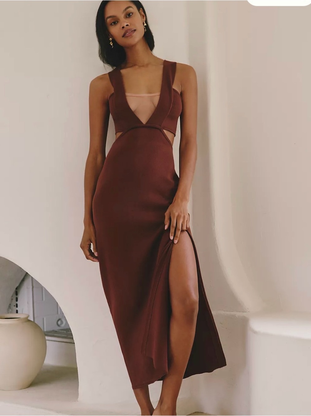 NWT Anthropologie Celandine Extratropical Midi Dress